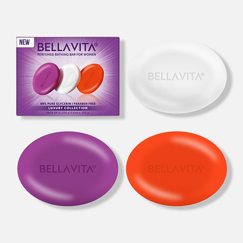 Perfumed Bathing Bar (Soap) For Women - 3 x 100g