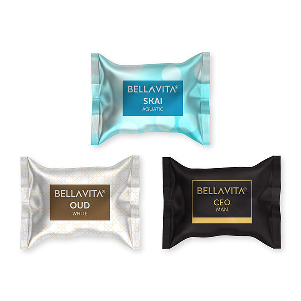 Perfumed Bathing Bar (Soap) For Men - 3 x 100g