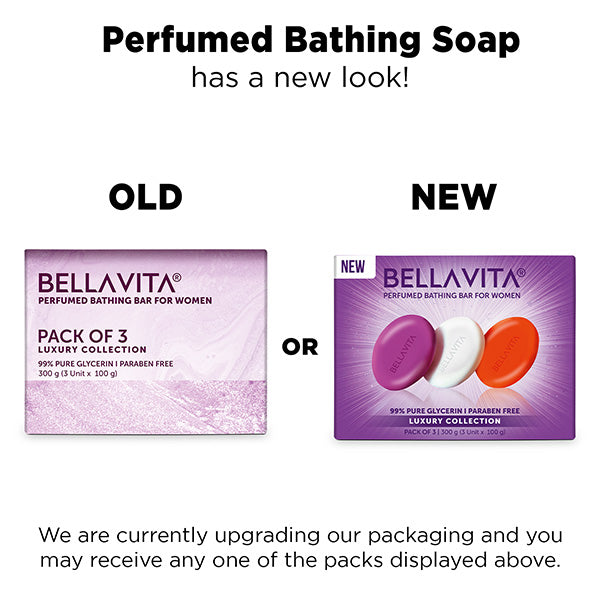 Perfumed Bathing Bar (Soap) For Women - 3 x 100g