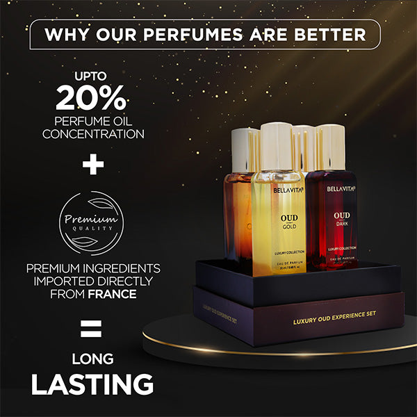 Luxury Oud Experience Perfume Set - 4 x 20ml