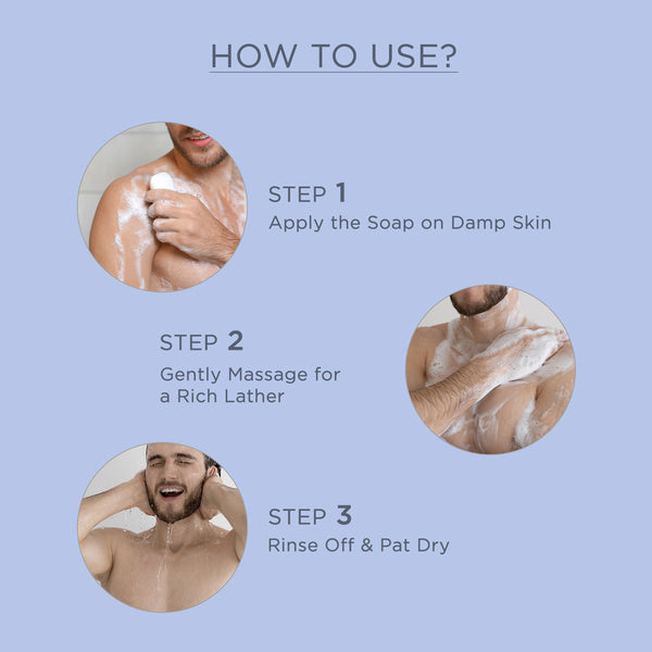 Perfumed Bathing Bar (Soap) For Men - 3 x 100g