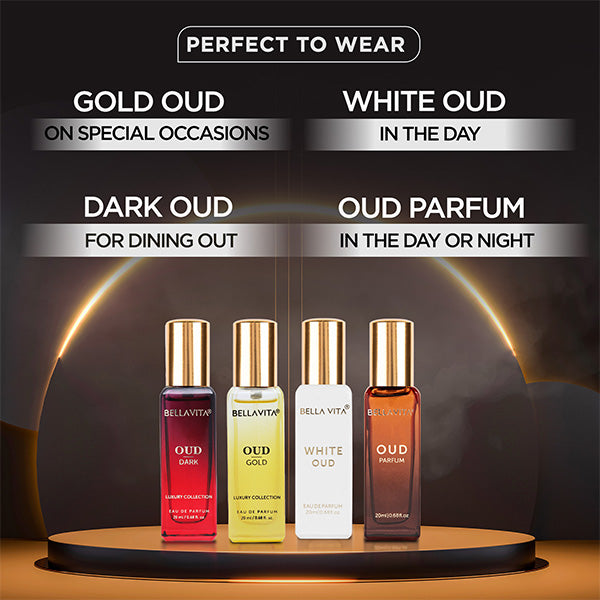 Luxury Oud Experience Perfume Set - 4 x 20ml