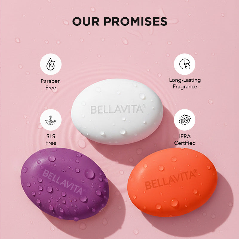 Perfumed Bathing Bar (Soap) For Women - 3 x 100g