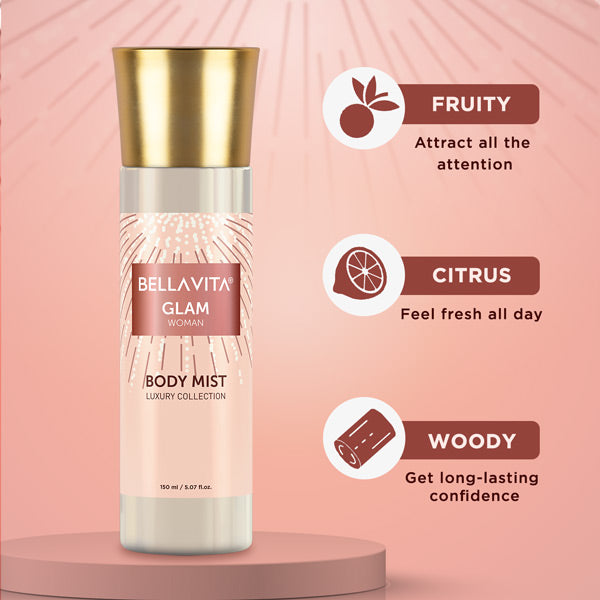 Glam Woman Body Mist (150 ml) - Bella Vita Luxury