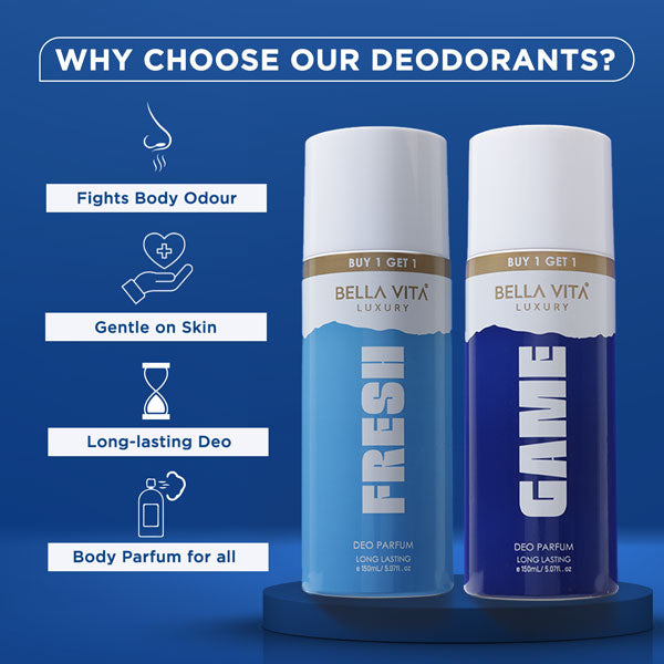 Fresh and Game Deo Combo, 2x150ml - Bella Vita Luxury