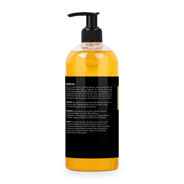 KLUB Man Shower Gel - 500ml - Bella Vita Luxury