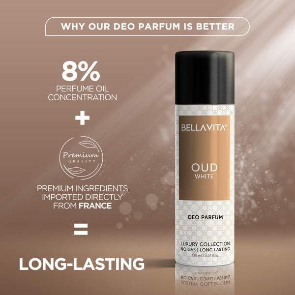 Oud White Deo Parfum - 150ml - Bella Vita Luxury
