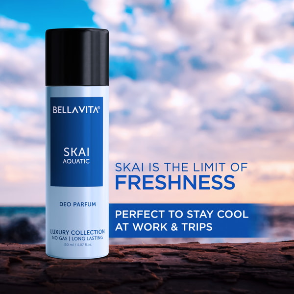SKAI Aquatic Man Body Parfum - 150 ML - Bella Vita Luxury