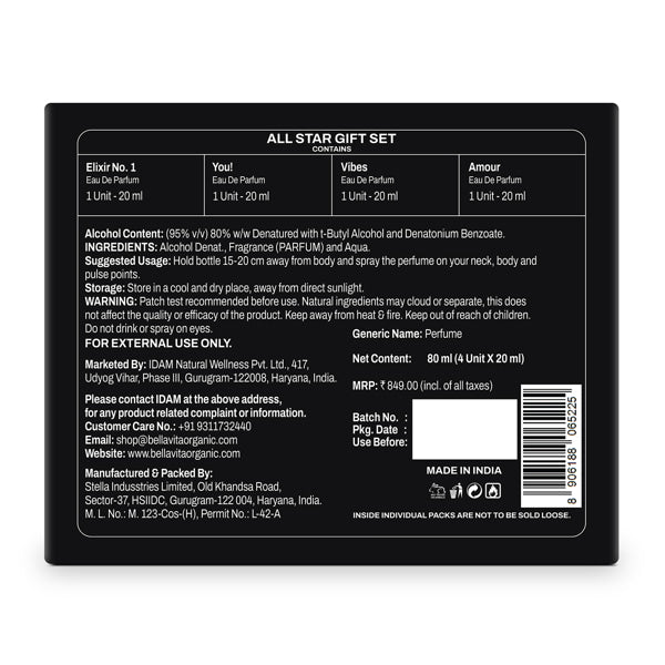 All Star Gift Set - 4 x 20ml