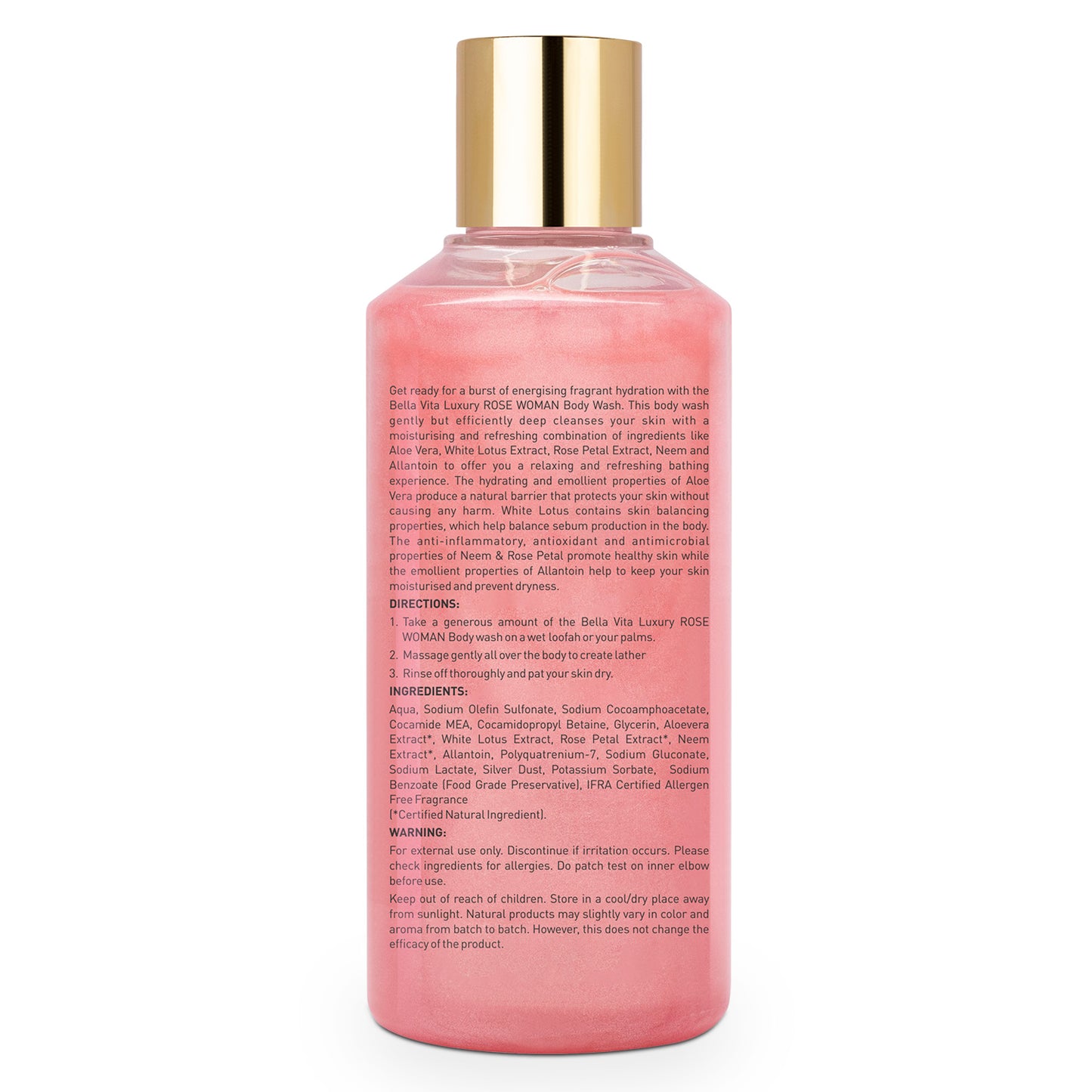 ROSE WOMAN Body Wash - Bella Vita Luxury
