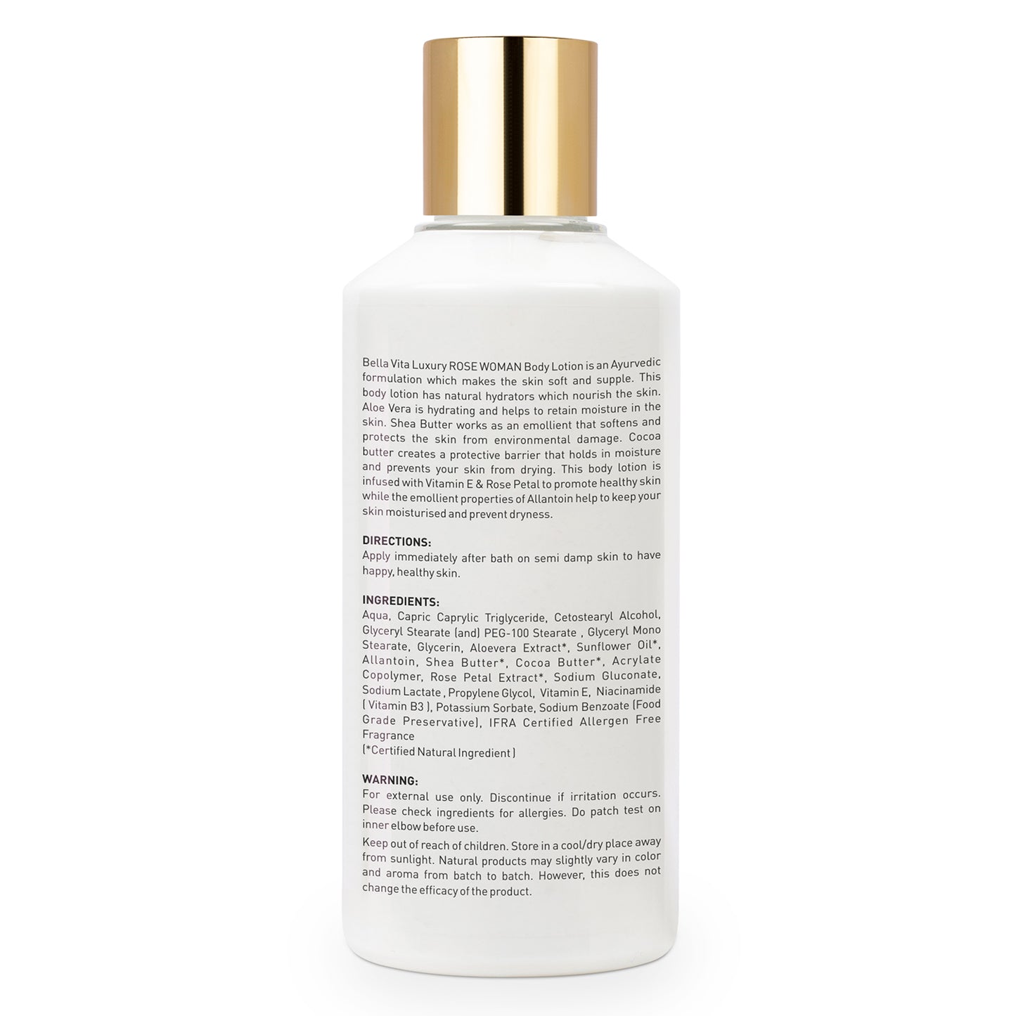 ROSE WOMAN Body Lotion - Bella Vita Luxury