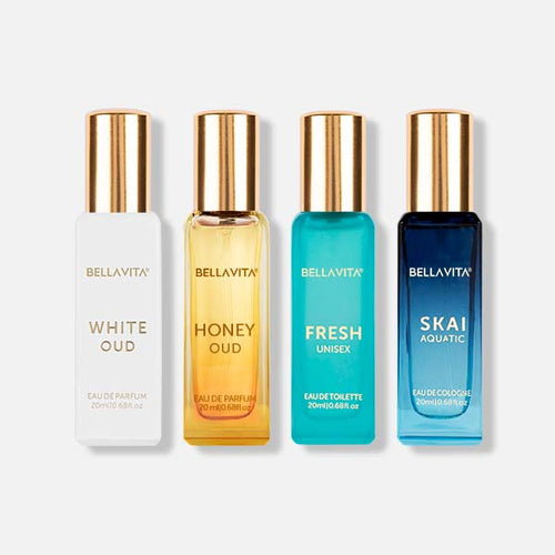 Luxury Unisex Perfume Gift Set - 4 x 20mls