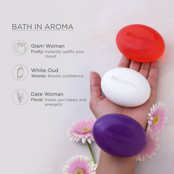 Perfumed Bathing Bar For Women - 3 x 100g