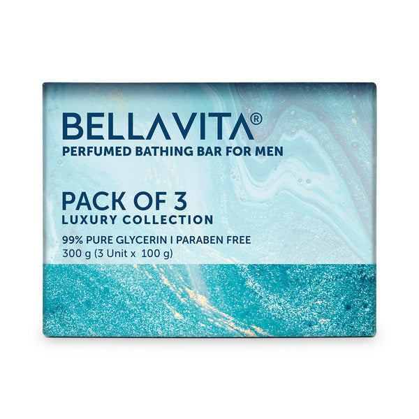 Perfumed Bathing Bar For Men - 3 x 100g