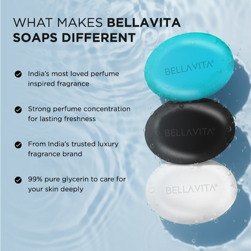 Perfumed Bathing Bar (Soap) For Men - 3 x 100g