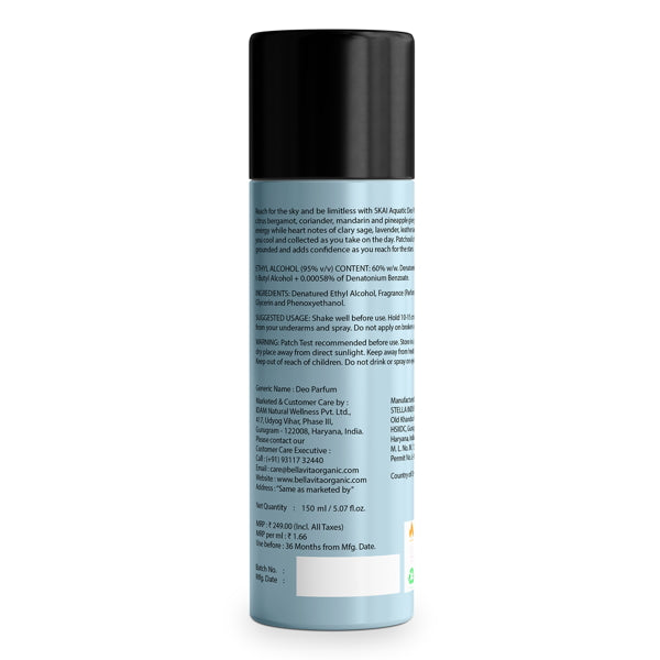 SKAI Aquatic Man Body Parfum - 150 ML - Bella Vita Luxury