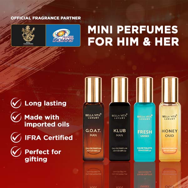 RCB Limited Edition Perfume Gift Box (20 ML X 4) - Bella Vita Luxury